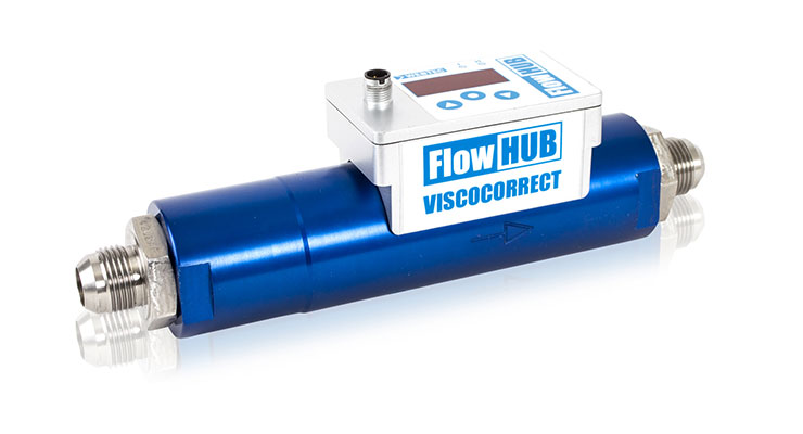FlowHUB_ViscoCorrect hydraulic flow monitor.