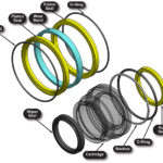 Peninsular Cylinder hydraulic cylinder seals renderings