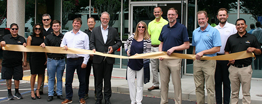 Trelleborg-Sealing-Solutions-employees-gathered-at-the-Ontario-facility-for-the-ribbon-cutting-ceremony