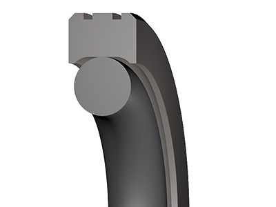 Figure 1. The slipper seal is a radial sealing element 