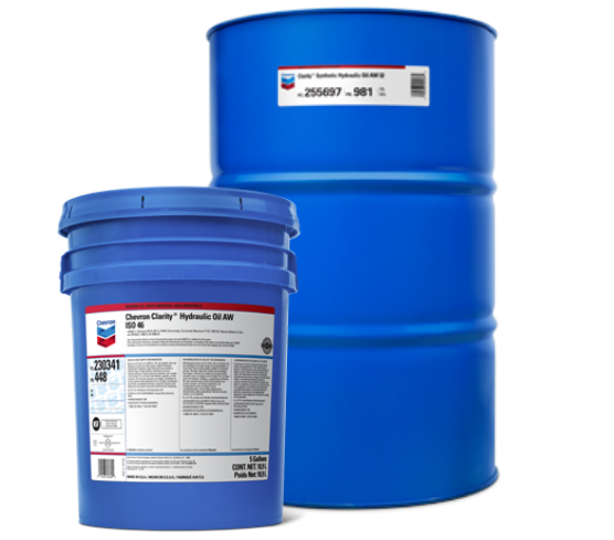Chevron Clarity bio hydraulic fluids